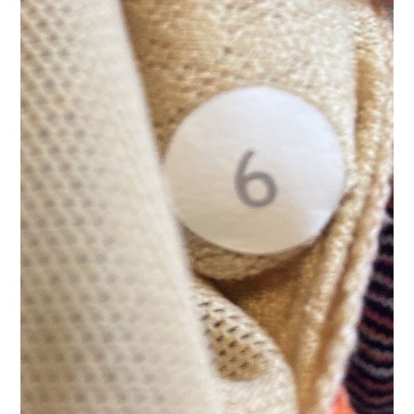 Lululemon Multicolored Practice Freely Tank‎ Top with Bra Size 6 - Picture 11 of 11